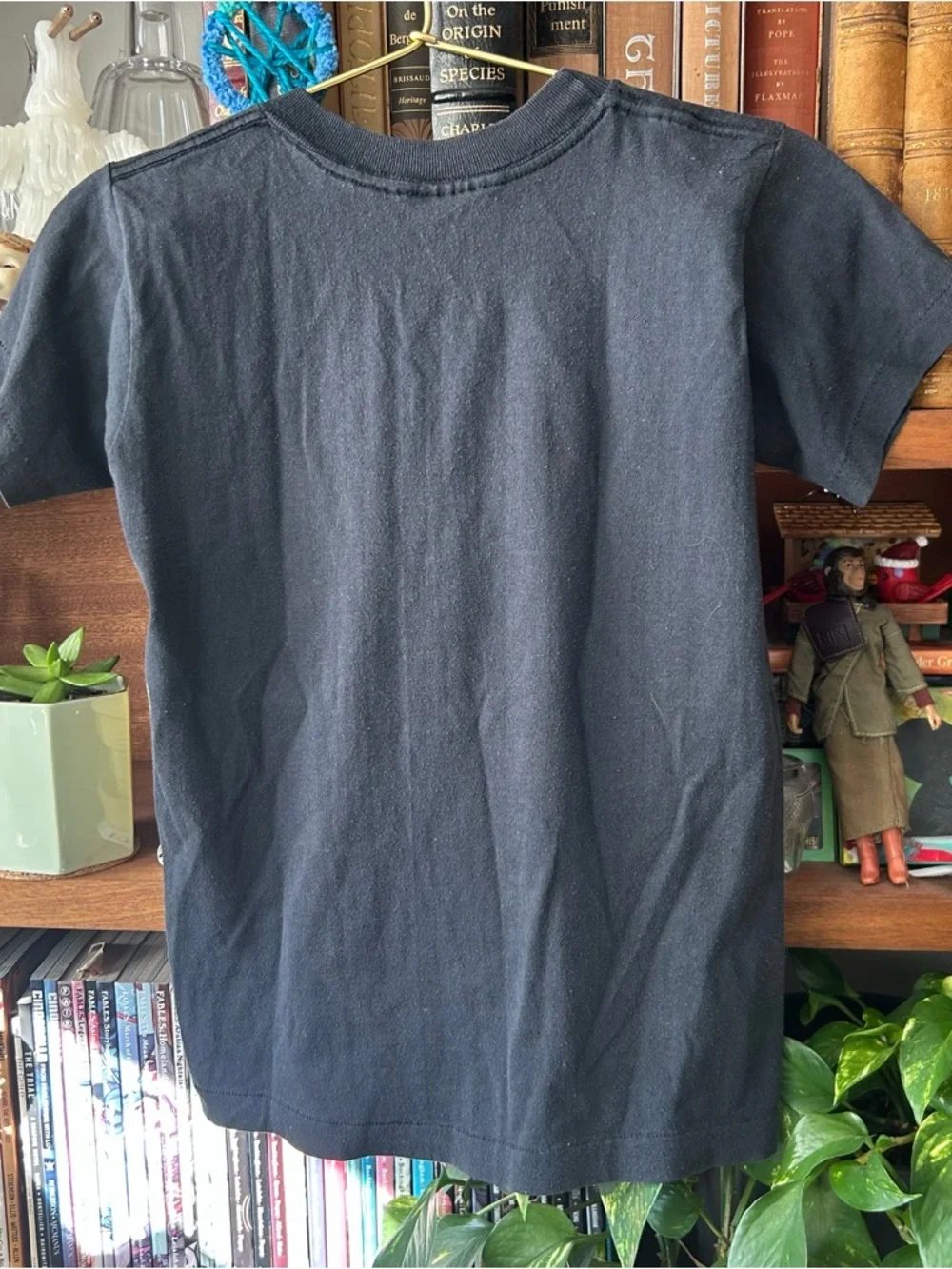Vintage 1989 Black Joker Graphic Tee - Men's Comic Print Shirt - Picture 6 of 9